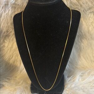 Gold Classic Snake Chain Necklace
